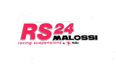 Autocollant MALOSSI RS24 14cm