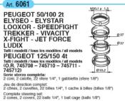 Jeu de direction PEUGEOT ELISTAR 50