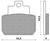 Plaquettes frein FD.0394 PIAGGIO