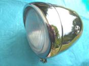 Phare d125 vintage métal chrome