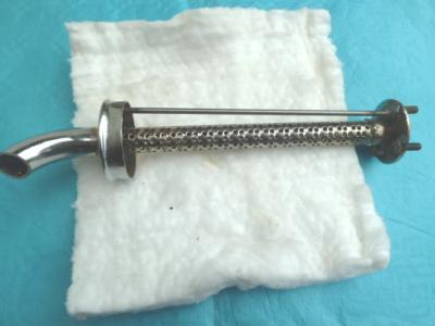 Tube d16/18 percé pour silencieux L=200