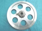 Poulie alu Peugeot 103, 11dts, 6 trous