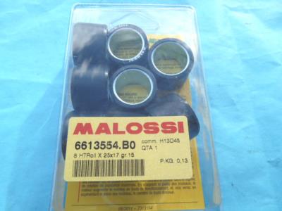 Galets de variateur d25x17.0 15.0g MALOSSI PIAGGIO 500,MP3 400