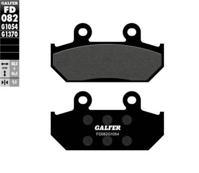 Plaquettes frein GALFER FD082 HONDA CBR750 
