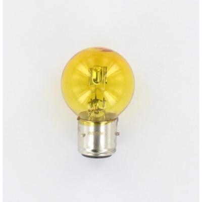 Ampoule BA21D 6v 35w/35w code standard jaune 3 ergots