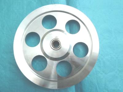 Poulie alu Peugeot 103, 11dts, 6 trous