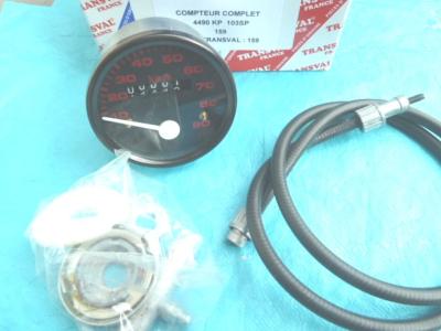 Compteur Peugeot 103SP  90km/h (roue leleu)