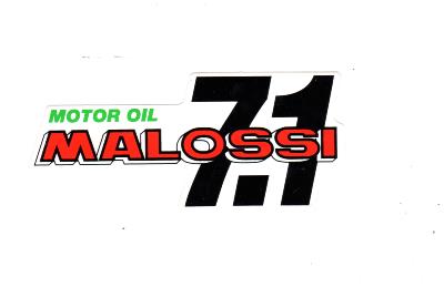 Autocollant MALOSSI MOTOR OIL 7.1 14cm